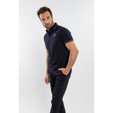 Harcour Heren Polo Pampelonne - Navy