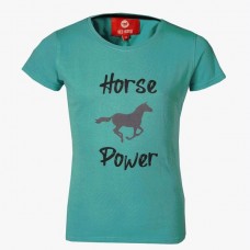 Red Horse Kinder T-shirt Toppie - Turquoise