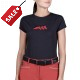 Equiline Dames T-shirt Caren - Navy/Rood