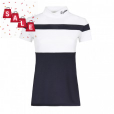 Equiline Dames Wedstrijdshirt Gloria - Navy/White