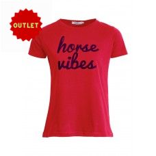 Montar T-Shirt Horse Vibes - Rood